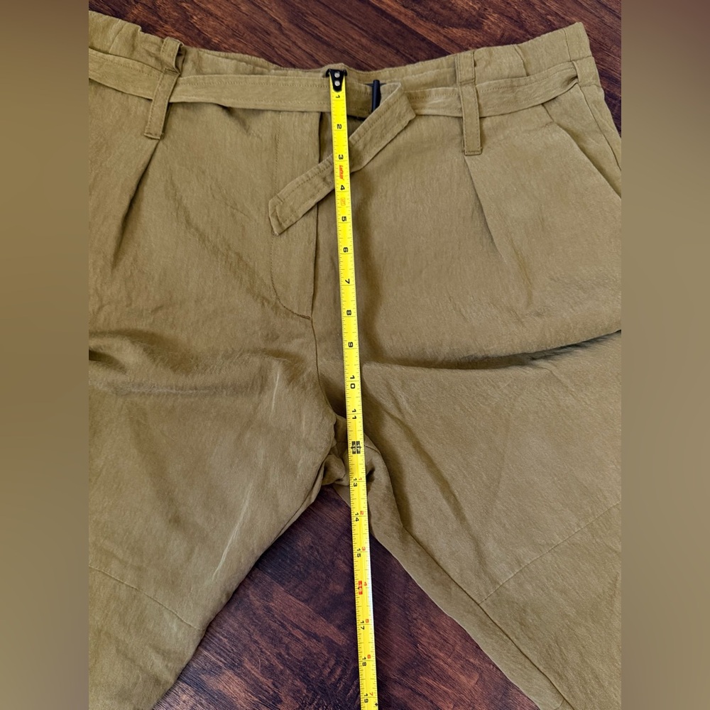 Rag & Bone Tilda Belted Cargo Pant Olive Green Sz 10 Gorpcore Earthy Rustic - Picture 13 of 15